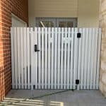 Flat Top Picket Gate with Side Panels